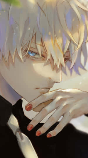 Ken Kaneki Mwonekano wa Pembeni Tokyo Ghoul Anime — Wahusika wa tokyo ghoul Picha ya Ukuta