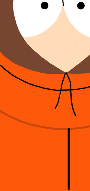 Kenny Mccormick Mchoro wa Vector wa Karibu — iPhone 14 Pro Max Picha ya Ukuta