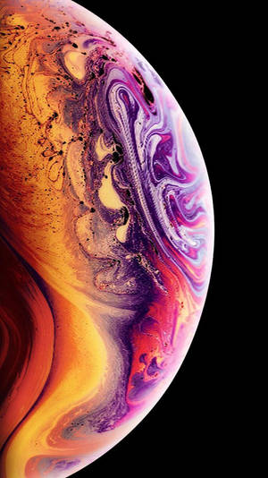 Kichwa: Asili ya iPhone 7 Inayoweka Tapeta la Kituo cha Sayari ya Marble
