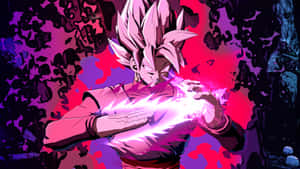Kichwa: Goku Black Akiongeza Nguvu Katika Vita — Goku Mweusi Picha ya Ukuta