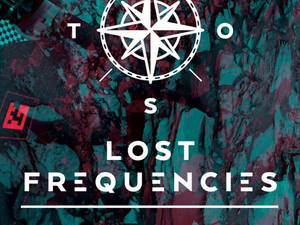 Kifuniko cha logo cha Lost Frequencies wallpaper. — 4:3 Picha ya Ukuta