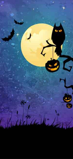 Iphone Halloween Background — Vivo T4 Lite Picha ya Ukuta