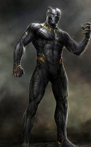 Killmonger Digital Illustration wallpaper — Lenovo Idea Tab Picha ya Ukuta
