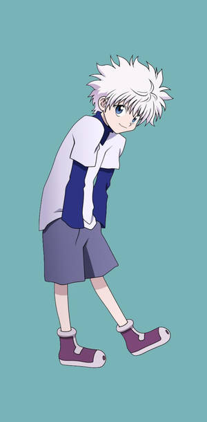 Killua Mwanadamu wa Anime Mzuri na Rahisi — Katuni mrembo Picha ya Ukuta