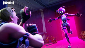 Kiongozi wa Kukumbatia wa Fortnite wa Kutisha na Baridi — Fortnite baridi Picha ya Ukuta