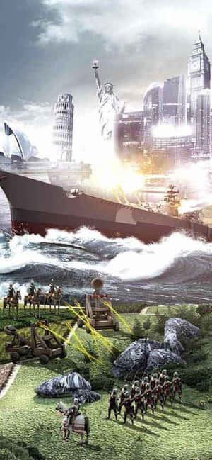 Mandhari ya iPhone Xs Max Civilization V — iPhone 15 Pro Max Picha ya Ukuta