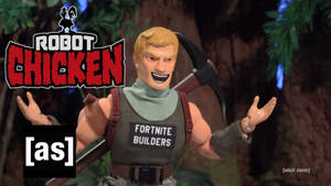 Kipindi cha Parody cha Robot Chicken cha Fortnite — Fortnite Picha ya Ukuta