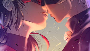 Kisusi ya Superheroes Ladybug Na Cat Noir