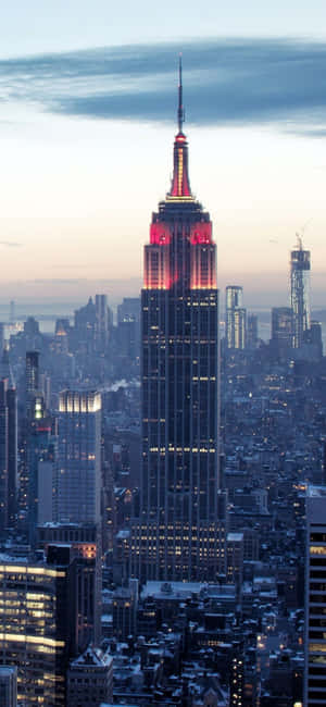 Iphone X New York Background — Realme P4x Picha ya Ukuta