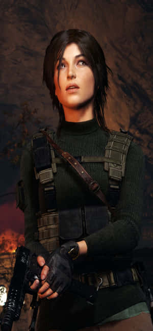 Iphone Xs Max Rise Of The Tomb Raider Background — Redmi 15a Picha ya Ukuta