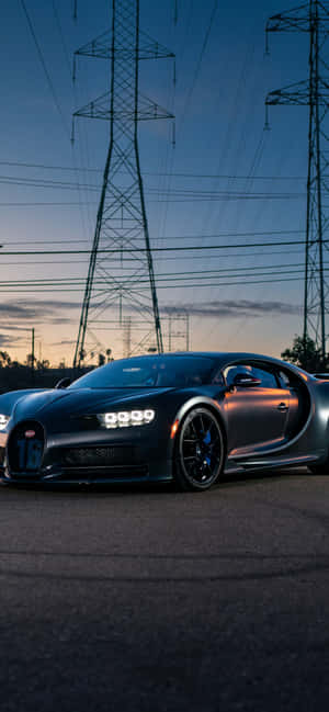 Mazingira ya Bugatti — Tecno Pop X Picha ya Ukuta