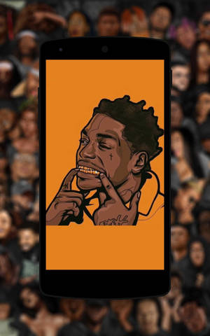 Kodak Black Phone Art wallpaper — Honor Pad Picha ya Ukuta