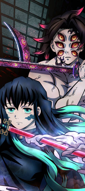 Demon Slayer Kokushibo — POCO M7 Picha ya Ukuta