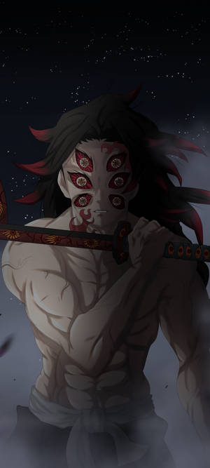 Demon Slayer Kokushibo — POCO M7 Picha ya Ukuta