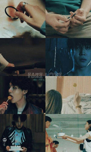 Kolaji ya BTS Fake Love — Bts Picha ya Ukuta