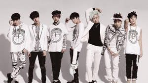 Kompyuta ya Kikundi cha BTS ya Albamu ya Wake Up — Bts laptop Picha ya Ukuta