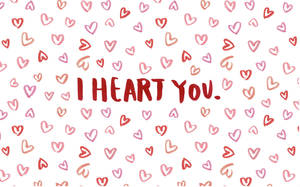 Kute Aesthetic I Heart You kwa Kompyuta