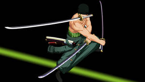 Kompyuta ya One Piece Zoro Machete — One Piece desktop Picha ya Ukuta
