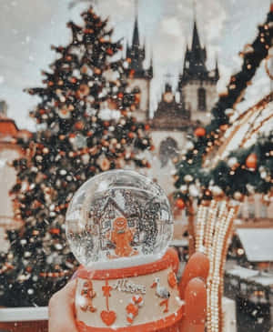 Picha za urembo wa Krismasi — Krismasi aesthetic Picha ya Ukuta