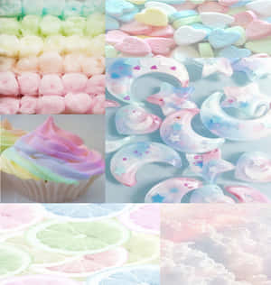 Picha za Urembo wa Pastel — Aesthetic ya pasteli Picha ya Ukuta