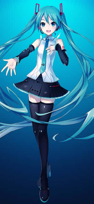 Hatsune Miku nyuma — Honor Magic8 Picha ya Ukuta