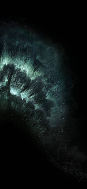 Dark iPhone 11 wallpaper with smoke-like surface. — iPhone 11 Picha ya Ukuta