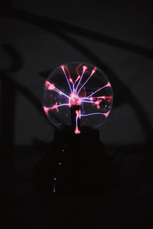 Plasma Ball ya Mwanga wa Rangi — Xiaomi Pad Picha ya Ukuta