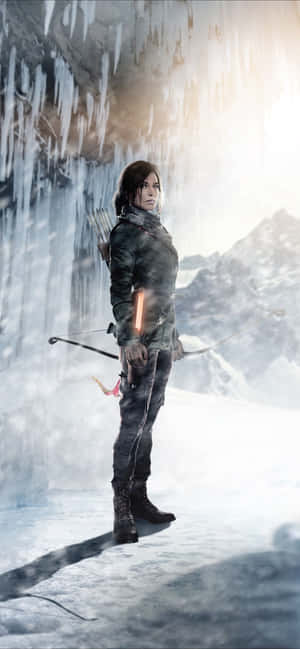Iphone Xs Max Rise Of The Tomb Raider Background — iPhone 16 Pro Picha ya Ukuta