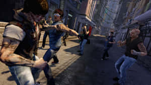 Mazingira ya Sleeping Dogs — Kucheza kwa ajili ya kuwa na dogo Picha ya Ukuta