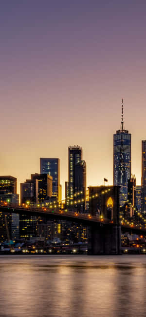 Iphone X New York Background — IQOO Picha ya Ukuta
