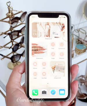 Picha za uzuri wa Iphone — Pixel Fold Picha ya Ukuta