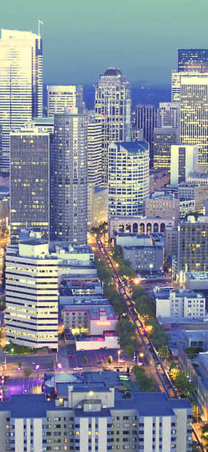 Iphone X Seattle Background — Magharibi Picha ya Ukuta