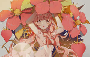 Picha za mazingira ya anime pink — Pink anime aesthetic Picha ya Ukuta