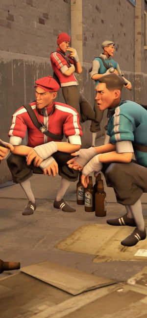 Iphone Xs Team Fortress 2 Background — Realme C100i Picha ya Ukuta