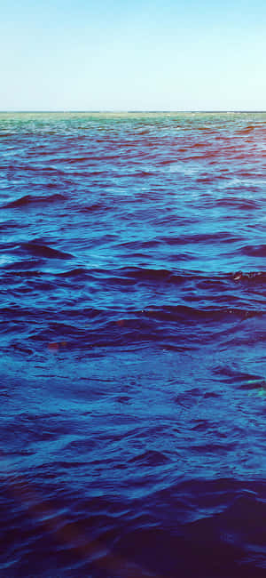 Ocean Aesthetic Phone — iPhone X Picha ya Ukuta