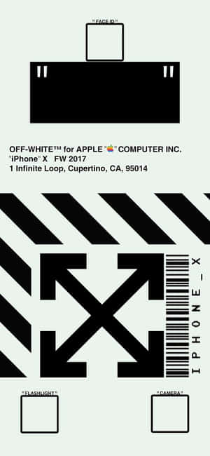 Off White Ipad — iPhone Xs Picha ya Ukuta