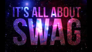 Swag Baridi — Aesthetic ya bluu iliyokolea Picha ya Ukuta