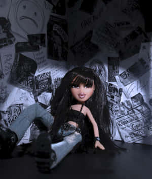 Picha za Mitindo ya Bratz — Pixel Fold Picha ya Ukuta