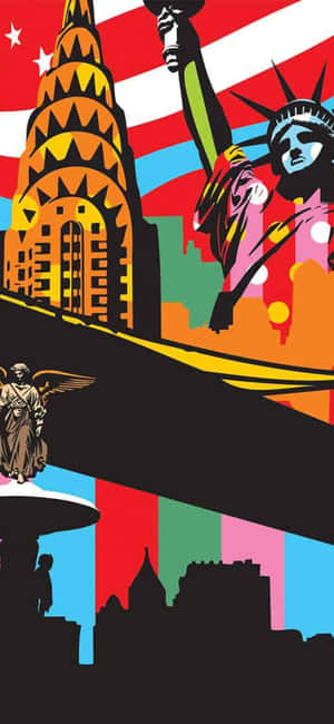 Iphone Xs Ny City Background — Honor Play 80 Plus Picha ya Ukuta
