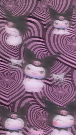 Kuromi Nyeusi Aesthetic — Alt aesthetic Picha ya Ukuta