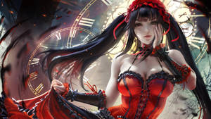 Kurumi Tokisaki Picha ya Anime ya Edgy wallpaper — Kawaii Anime Picha ya Ukuta