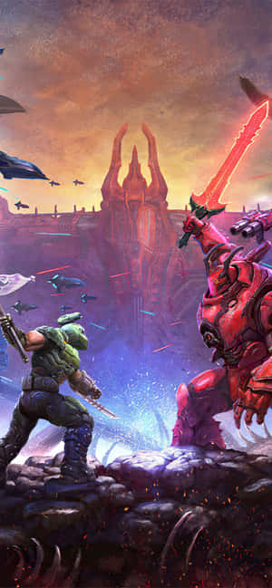 Doom Eternal iPhone — Redmi Note 15 Pro 4G Picha ya Ukuta