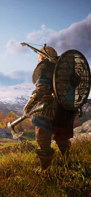 Bora Assassin's Creed Valhalla Background — Moto G17 Power Picha ya Ukuta