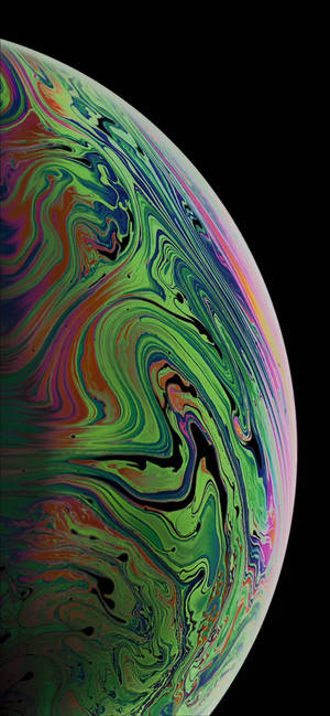 Picha ya iPhone XR yenye mwonekano wa kushtukia na rangi ya kushtukia — iPhone Xr Picha ya Ukuta