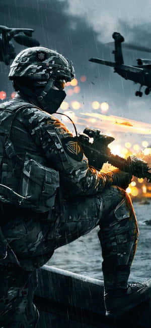 Iphone Xs Max Battlefield 4 Background — IQOO Z10R Picha ya Ukuta