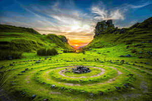 Background ya Natura ya Kijani — MacBook Air 13 Picha ya Ukuta