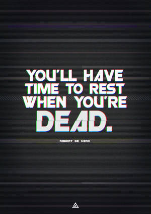 Time To Rest Quotes Wallpaper — OnePlus Pad Picha ya Ukuta