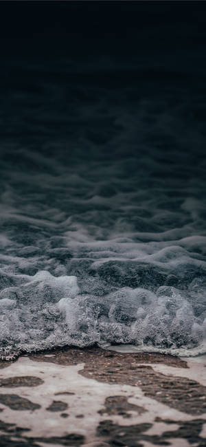 Surface waves close-up wallpaper for iPhone 11 series. — iPhone 11 Picha ya Ukuta