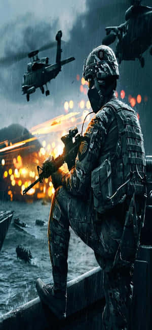 Iphone Xs Max Battlefield 4 Background — Redmi Turbo 5 Max Picha ya Ukuta