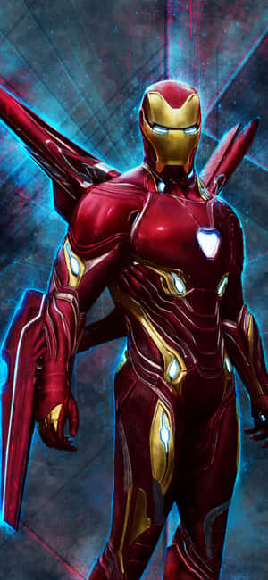 Iron Man Iphone X — Vivo V60 Lite Picha ya Ukuta